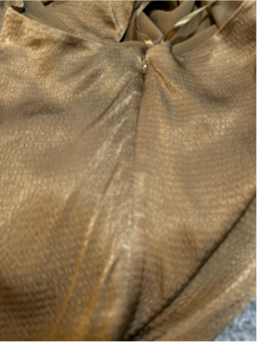 STAUD One-Shoulder Sonya Dress, Caramel - Picture 12 of 13